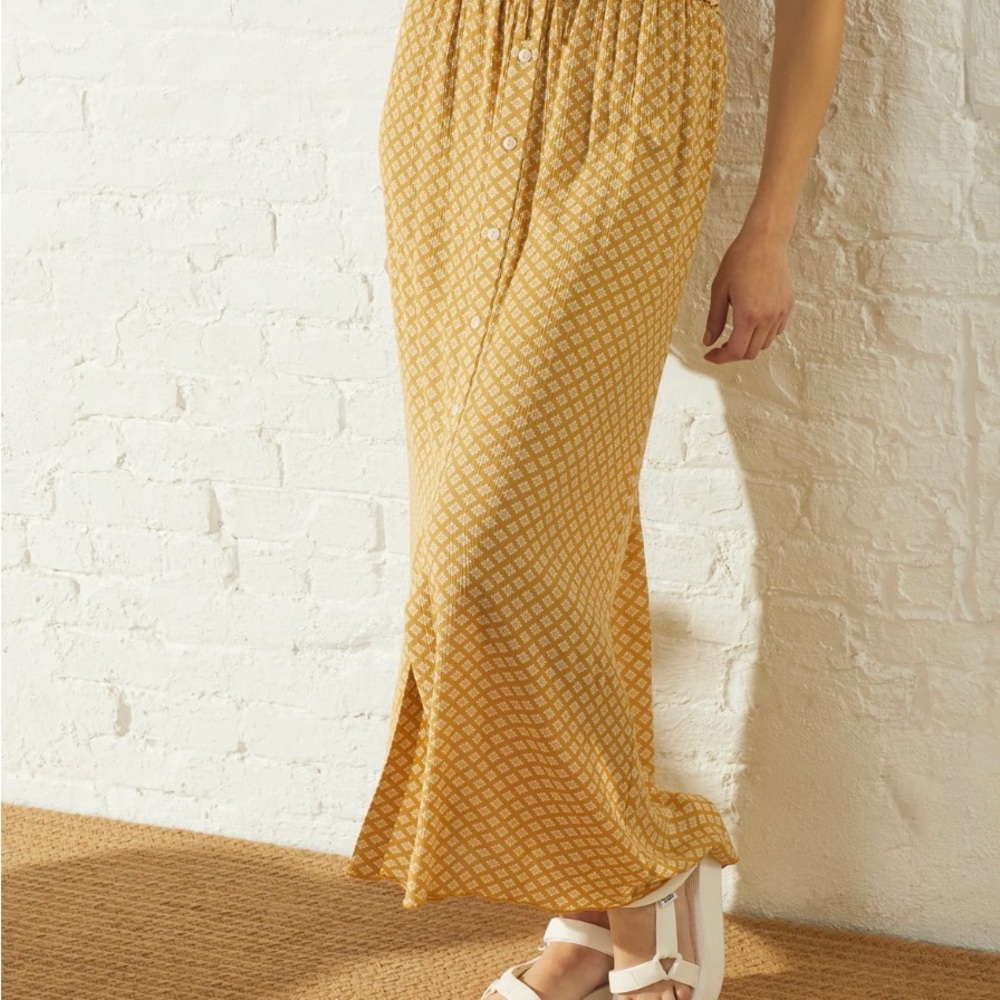 Upwest Button-front maxi skirt- NWT!